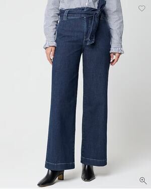 J Crew Factory High Rise Trouser Jeans 32W 42H